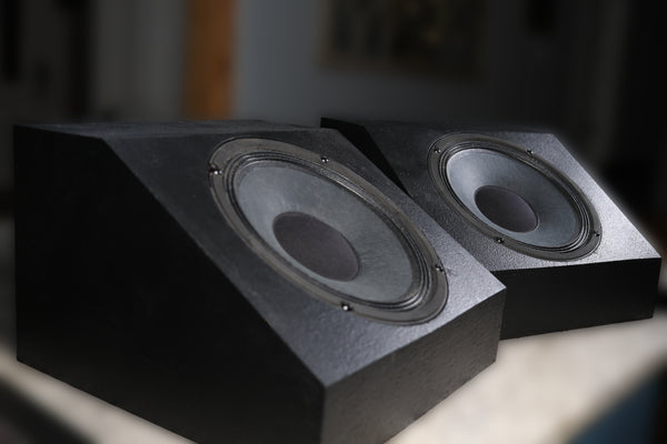 Pair of Presence 10 angled DIY surround and height speakers